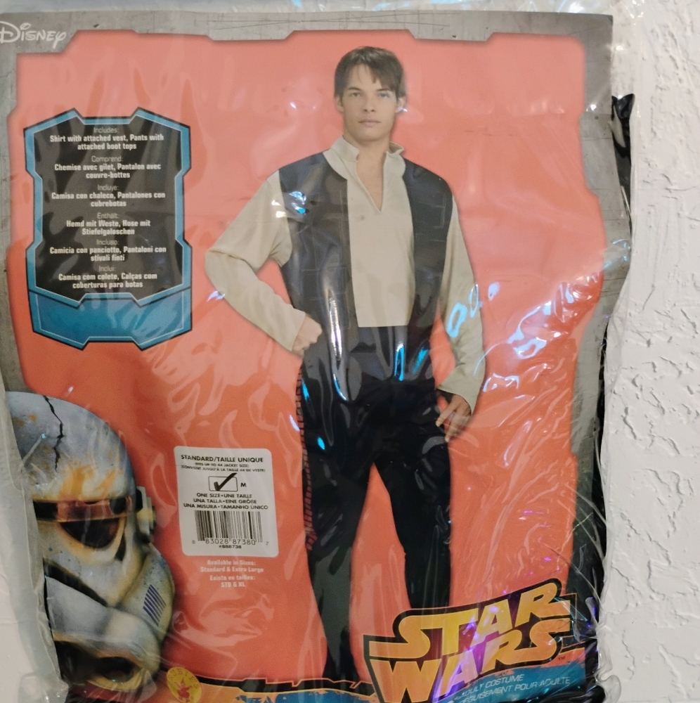 NWT Adult Star Wars Han Solo Costume